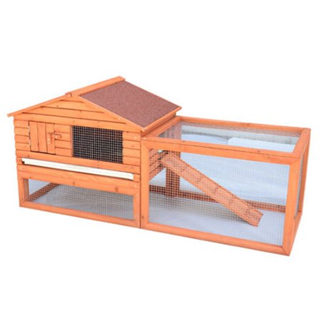 Pawhut Outdoor Guinea Pig and Rabbit Hutch Habitat