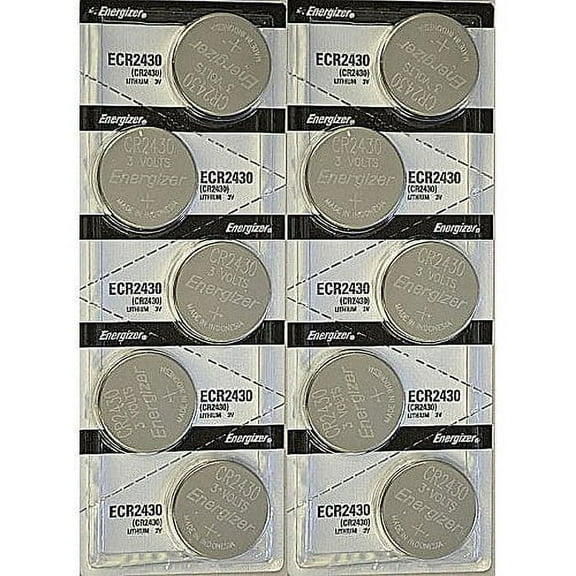 2 X 10x Energizer CR2430 (ECR2430BP) Lithium Coin 3v Button Cell battery