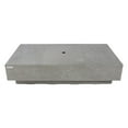 thumbnail image 3 of Landing View 32 Inch Rectangular Concrete Natural Gas Fire Pit Table in Gray By Lakeview Outdoor Designs, 3 of 3