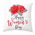 thumbnail image 2 of YAOMOBB Pillow Cover Happy Mother's Day Pillowcase Soft Letters Design Zipper Closure Festival Gift, 2 of 6