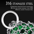 thumbnail image 2 of Stainless Steel Chainmail Scrubber for Cast Iron & Cookware – Heavy-Duty Cleaning Brush with Hanging Loop, 2 of 7