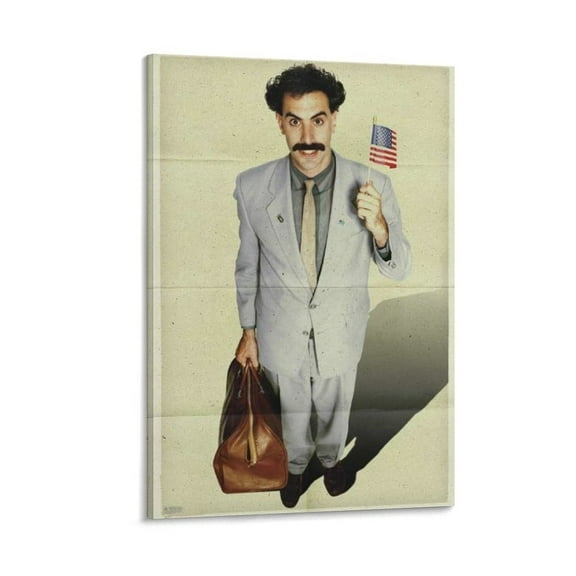 Borat Movie Poster Gifts Canvas Painting Poster Wall Art Decorative Picture Prints Modern Decor 16x24inch(40x60cm)