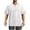 White, variant on Styesk T Shirts for Man Men's Solid Color Casual Elasticity Sport Train Short Sleeved V Neck Shirts