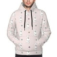 thumbnail image 4 of Hoodies for Men - Abstract Cute Poodle Dog Pink Long Sleeve Comfrt Men'S Fashion Hoodies & Sweatshirts, Sweatshirts for Men Hoodies Pullover Clothing Clothes with Pouch, 4 of 7