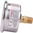 thumbnail image 6 of MEASUREMAN 1-1/2" Dial Size, 304 Stainless Steel case, Liquid Filled Fuel Pressure Gauge, 0-100Psi, 3-2-3%, 1/8"NPT Center Back Mount, 6 of 7