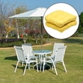 thumbnail image 2 of Baohd 2x Solid Color Tufted Pad Wicker Seat Cushions Round Back 48cm Yellow, 2 of 9