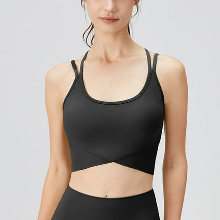 Womens Bras Women s Exercises HighElastic Breathable Camis Running Yoga Sports Bras Plus Size Bras for Women Full Coverage Sport Everyday Bra