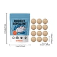 thumbnail image 3 of Natural Peppermint Oil Mouse Repellent Balls, Humane Rodent Deterrent for Indoor & Outdoor, Long-Lasting Mice Repeller for Home, Garage, Kitchen & Car Engine, 3 of 9