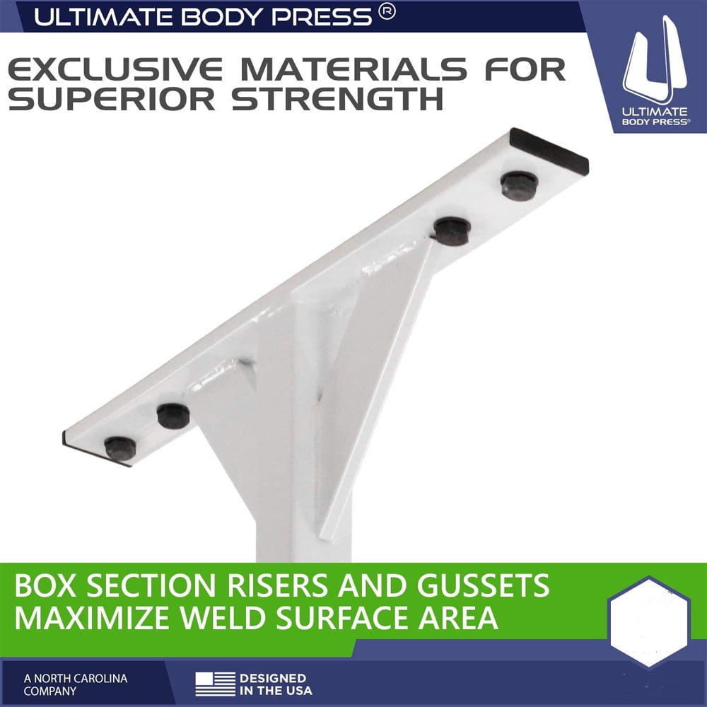 Ultimate Body Press Wall or 9 Ft Ceiling Mount Pull Up Bar Special Edition