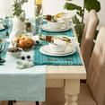 thumbnail image 2 of Variegated Teal Fringe Placemat (Set of 6), 2 of 3