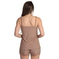 thumbnail image 3 of Just Love Womens Solid Poly Spandex Pajama Short Sets (Earth, X-Large), 3 of 4