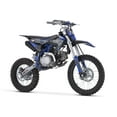 thumbnail image 3 of Trailmaster TM24 Dirt Bike 125cc 17 Inch Front Tire, 32.7 Inch seat Height semi-auto 4 Speed (Blue), 3 of 9