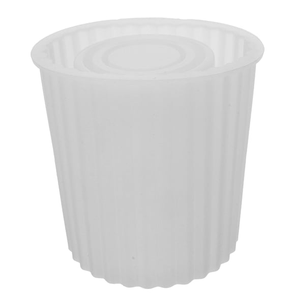 PENIKOKO White Silicone Flower Pot Mold for Concrete , Reusable Gardening Mold for Outdoor and Indoor Use