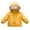 Yellow, variant on OGLCCG Girls Winter Coat Fleece Lined Hooded Puffer Jacket with Pockets Warm Full Zip Thick Parka Coats,Size 1-7