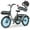 Gray, variant on MOONCOOL Electric Tricycle for Adults, 20" Folding 3 Wheels Electric Bicycle, 48V 750W Motorized Three Wheel Ebike w/Aluminum Frame, Removable Battery and Basket, Certified to UL 2849 by SGS