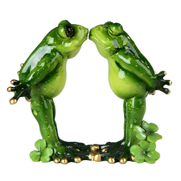 FC Design 4.25"H Romantic Frog Couple Kissing Funny Animal Figurine Statue Sculpture Ornament Decoration Home/Room Decor and Unique Gift Ideas for Housewarming, Holidays and Birthdays