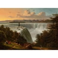 thumbnail image 3 of Victor de Grailly 24x18 Black Modern Framed Museum Art Print Titled - Niagara Falls (circa 1850), 3 of 5