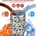 thumbnail image 3 of Camouflage 30oz Handheld Travel Tumbler with Handle – Double Wall Stainless Steel Insulated Cup, Flip Straw Lid, Leak-Proof & BPA-Free for Hot and Cold Drinks – Durable Coffee & Juice Mug White, 3 of 6