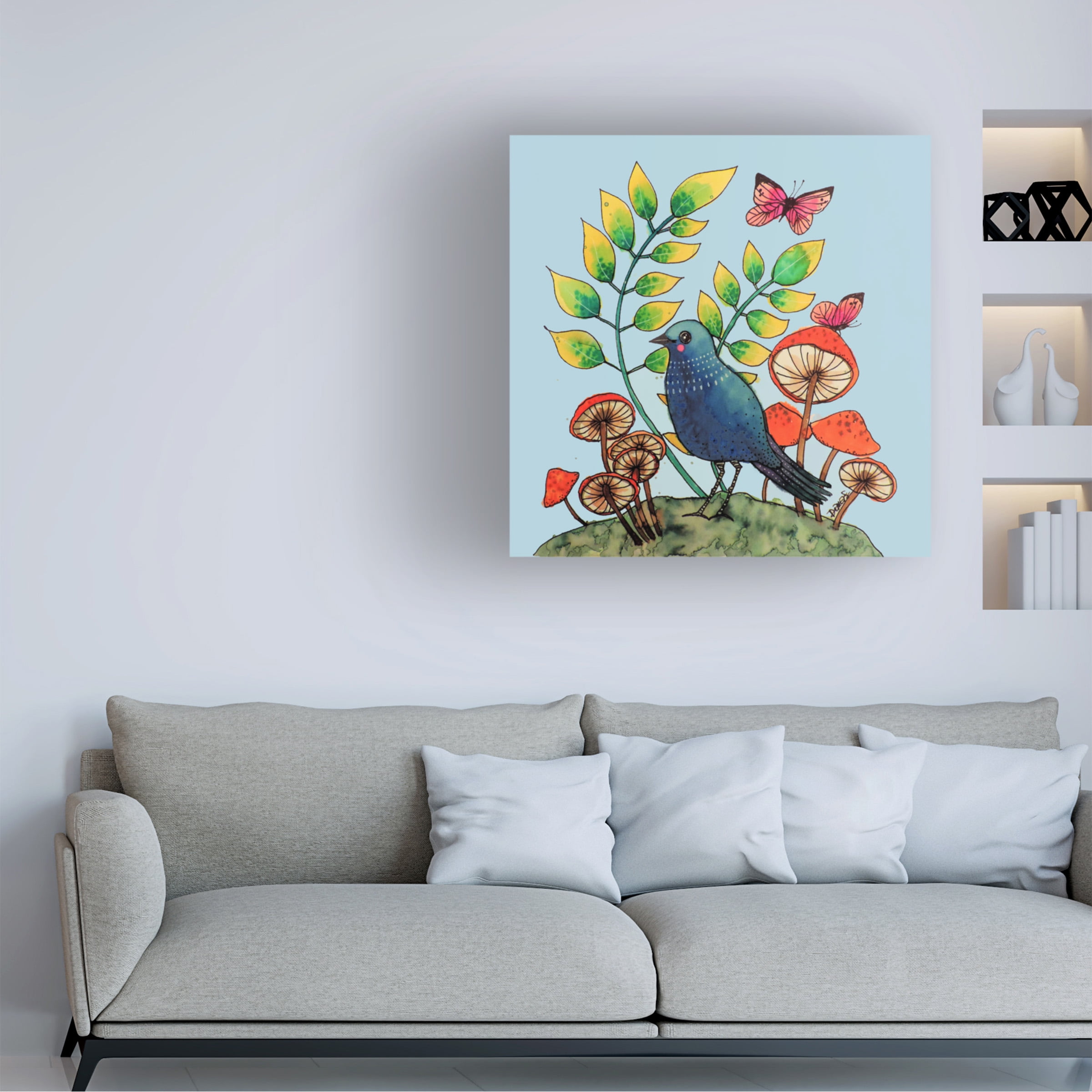Sylvie Demers 'Decouvertes' Canvas Art