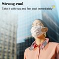 thumbnail image 4 of Fnochy Hands-Free Neck Fan Portable USB Rechargeable 3-Speed Dual Wind Personal Cooling Fan for Outdoor Camping Sports Travel Office Use, 4 of 4