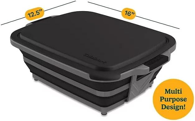Cuisinart 4-in-1 Expandable Prep and Serve Tub cmt-1306 + bonus pack 5 bag clips