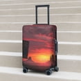 thumbnail image 2 of Lsque Sunset Western Desert Cowboy Printed Luggage Cover, Travel Luggage Protector,Scratch and Dirt Resistant, Fits 18-32 Inch Luggage - X-Large, 2 of 9
