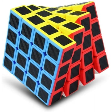 TioMc 4x4 Magic Cube Stickerless Puzzle Toy, Educational & Fun Brain Game for Kids, Teens & Adults, Improves Cognitive Skills, Memory & Concentration, Birthday or Holiday Gift
