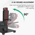 thumbnail image 5 of 350W Vertical & Horizontal Mini Belt Sander Electric Sanding Polishing Grinding Machine Small Angle Grinder with 10 Sanding Belt, 5 of 5