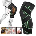 thumbnail image 4 of Protector de rótula protectora deportiva, rótula para deportes al aire libre que mantiene el calor para baloncesto-verde M, 4 of 8