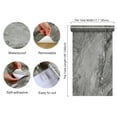 thumbnail image 2 of CHIHUT Marble Countertops Peel and Stick Kitchen Wallpaper Glossy Grey Marble Contact Paper for Counter Tops Waterproof Self Adhesive Shelf Liner Marble Vinyl Removable Marble Wallpaper 17.7"x100", 2 of 8