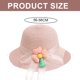 thumbnail image 2 of 56-58 cm circunferencia del sombrero protector solar femenino sombrero de paja y bolsa de paja conjunto con cuerda a prueba de viento lindo sombrero protector solar de salida, 2 of 5