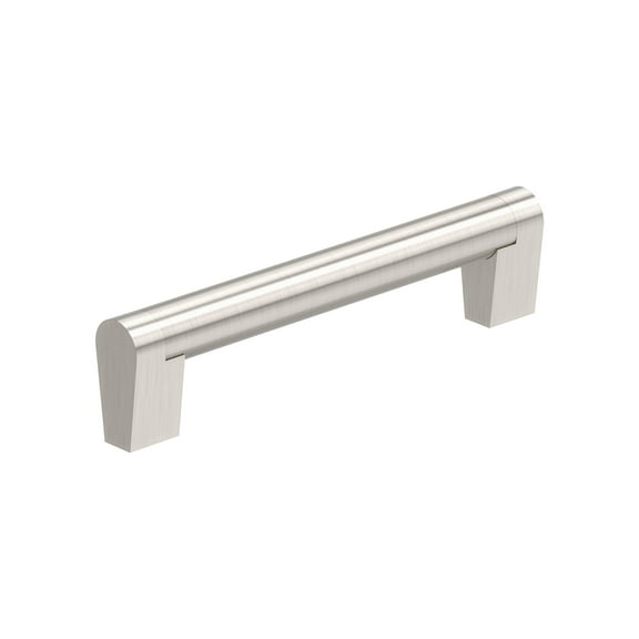 Amerock Composite 5-1/16 inch (128mm) Center-to-Center Satin Nickel Cabinet Pull, 25 Pack