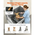thumbnail image 4 of VEVOR Stainless Steel Dog Washing Station, 38 inch Pet Grooming Tub w/ Storage Stairs, Faucet & Showerhead & Soap Holder Dog Bathtub for Large & Medium & Small Pets (Right Door), 4 of 9