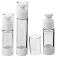 thumbnail image 4 of KALLORY 3Pcs Vacuum Emulsion Bottle For Travel Mousse Bottle Portable Durable White Green Transparent, 4 of 8