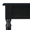 thumbnail image 5 of SAFAVIEH Tinsley Solid Rustic Square Accent Table, Black, 5 of 7