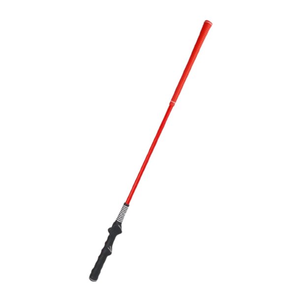 Ayuda para el entrenamiento del swing de golf, accesorios para el palo de alineación de ejercicios para mujeres y hombres. Rojo