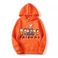 thumbnail image 3 of Sudadera con capucha de dibujos animados para hombre y mujer, suéter informal de gran tamaño con logotipo de Snoopy Friends, ropa de pareja, Tops, primavera y otoño, 2024, 3 of 5