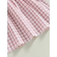 thumbnail image 7 of Genuiskids Baby Toddler Girls Cotton Plaid Princess Dress 3M 6M 12M 2T 3T 4T Kids Girl Summer Dress Sleeveless A-line Dress Toddler Beach Party Sun Dress, 7 of 7