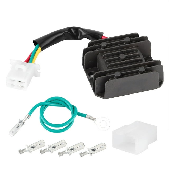 Voltaje accesorios motocicleta motocicleta rectificador regulador de voltaje reemplazo apto para Honda Super Cub/MR50K Elsinor/CA100/MotosportVehiclePartsAndAccessories Fyydes Descripción de la referencia