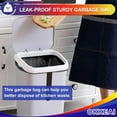 thumbnail image 6 of Small Garbage Bags for Bathroom Can 5 Liter Trash Bags 1.2 Gallon Waste Basket Liners for Bathroom Mini Trash Plastic Bags Black, 6 of 12