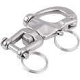 thumbnail image 5 of Snap Shackle for Boating, Stainless Steel Snap Shackle, Security & Durability with 316 Stainless Steel, Swivel Snap Shackle for Sailboat Spinnaker, Easy to Use Snap Shackle for Marine Applications, 5 of 5