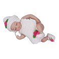 thumbnail image 5 of Newborn Baby Doll 10 inch Silicone Cute Lifelike Infant Doll with Knitted Clothes Gift, 5 of 5