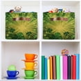 thumbnail image 7 of Coolnut St. Patrick's Day Shamrock Storage Basket with Handles Collapsible Storage Bins Canvas Fabric Storage Organizer for Shelves Closet Bedroom Living Room 2Pack Decor Gifts, 7 of 7