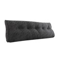 thumbnail image 1 of KER Bed Pillow For Sitting Up In Bed Triangle Cushion Support For Back And Head Soft Ergonomic Reading Pillow With Striped Design(4 Styles With Stripes), 1 of 4