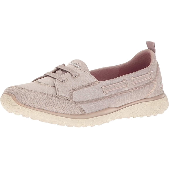 Skechers Sport Women's Fashion Sneakers Microburst Topnotch Slip-On Shoes Lightweight Comfortable Walking Shoes