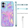 thumbnail image 5 of Magic Galaxy Planet Case for iPhone 12,Aesthetic Art Design Pattern Soft Full TPU Bumper Cover, 5 of 5