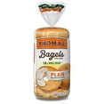 thumbnail image 6 of Thomas' 14g Whole Grains Bagels, 6 count, Kosher Plain Whole Grain Bagels, 20 oz Bag, 6 of 7