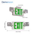 thumbnail image 3 of Señal de salida CM MZY con luz de emergencia LED verde 120V/277V, paquete de 4, 3 of 5