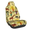 thumbnail image 1 of Wukai Ethnic African Full Set Car Seat Covers with Soft Padding Universal Auto Front Seats Protector and Cushion Mat, 1 of 5