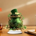 thumbnail image 1 of Cheapark St Patricks Day Green Four Leaf Acrylic Flatware Piece, 1 of 8
